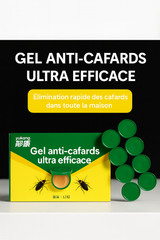Gel Anti-Cafards Ultra Efficace – Élimination Rapide en 3 à 7 Jours (12 Pastilles)