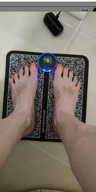 Tapis Relaxant EMS – Stimule la Circulation & Détend les Muscles 🦶✨