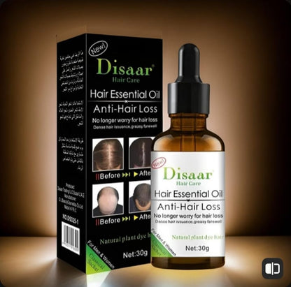 Huile Capillaire Disaar Anti-Chute – Aide à Densifier les Cheveux et Stimuler le Cuir Chevelu