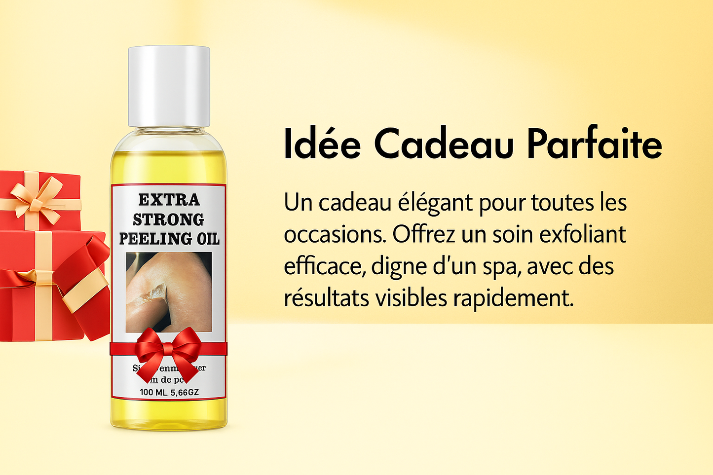 Huile Peeling Ultra Forte – Élimine la Peau Morte & Illumine la Peau