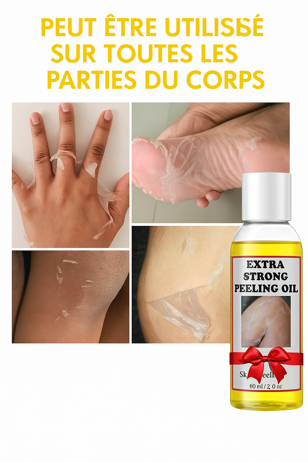 Huile Peeling Ultra Forte – Élimine la Peau Morte & Illumine la Peau