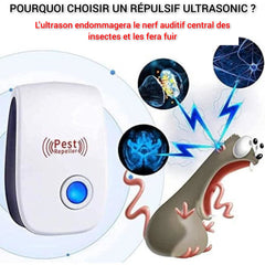⚡ DITES ADIEU AUX SOURIS ET MOUSTIQUES ! – Le Répulsif Électronique Qui Protège Toute Votre Maison 🐭🦟