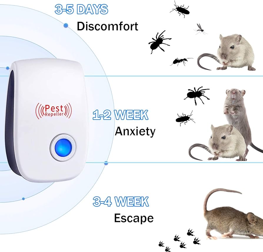 ⚡ DITES ADIEU AUX SOURIS ET MOUSTIQUES ! – Le Répulsif Électronique Qui Protège Toute Votre Maison 🐭🦟