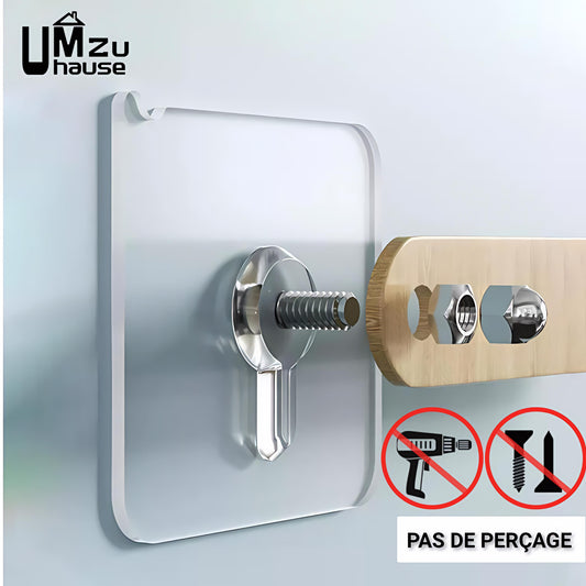 Crochets Muraux Adhésifs – Suspendez Tout Facilement Sans Percer Vos Murs